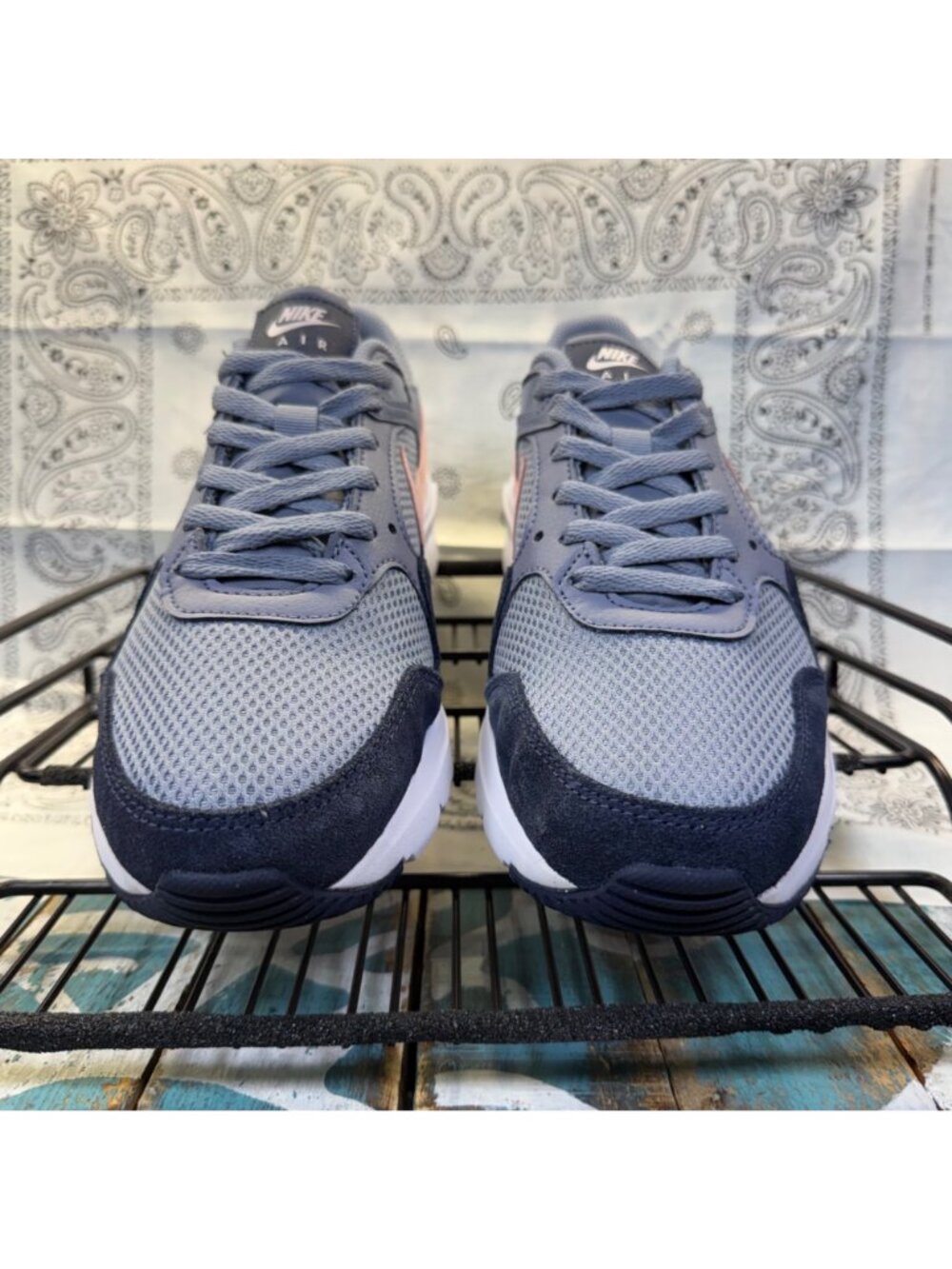 Nike Air Max SC Women's Sneakers Size 9.5 Gray Athletic Shoes CW4554-400 Worn 1X - Picture 7 of 10
